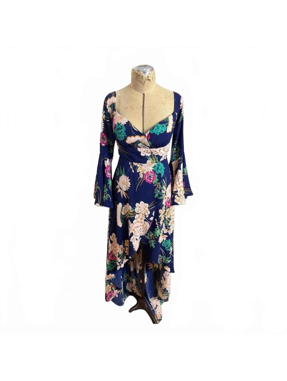 Fashion Nova Moonstone Beach Floral Maxi Dress